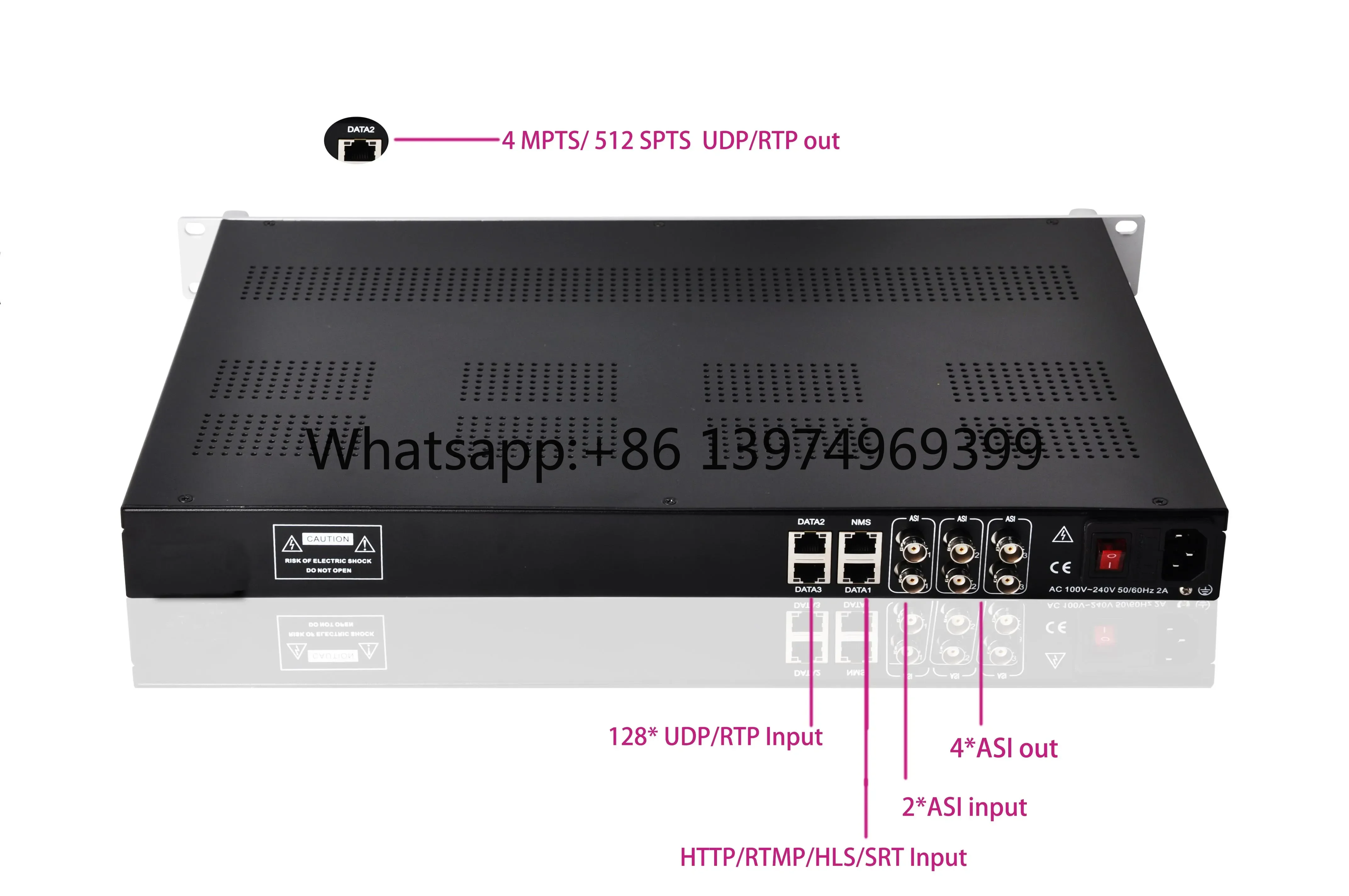 DMB-90E HTTP SRT HLS to UDP Converter HLS to RTP Multiplexer SRT  to ASI Gateway factory