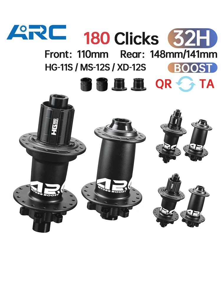 AliExpress ARC MT088 BOOST Hub 6 Pawls 180 Clicks 15x110 12x148 10x141 Sealed Bearing Mountain Bike Hub For HG MS XD 8 9 10 11 12 Speed