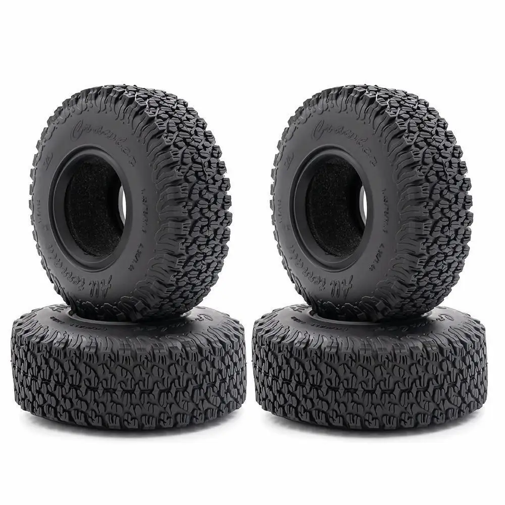 4pcs 1.9 Inch Rubber Tyre 110*45mm For 1/10 Rc Crawler Car Traxxas Trx4 Axial Scx10 Wraith Rc4wd Yikong Rgt Wrangler