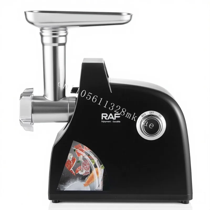 

New meat grinder with two gears for large storage stainless steel blades and all-copper motor system