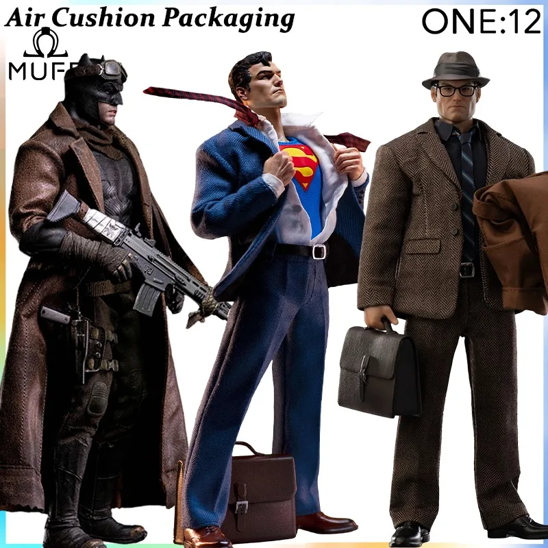 

MUFF TOYS Genuine Metropolitan Guardians Superman Clark Batman Kryptonite Searcher Commoner Doujin Action Figures Model Toys
