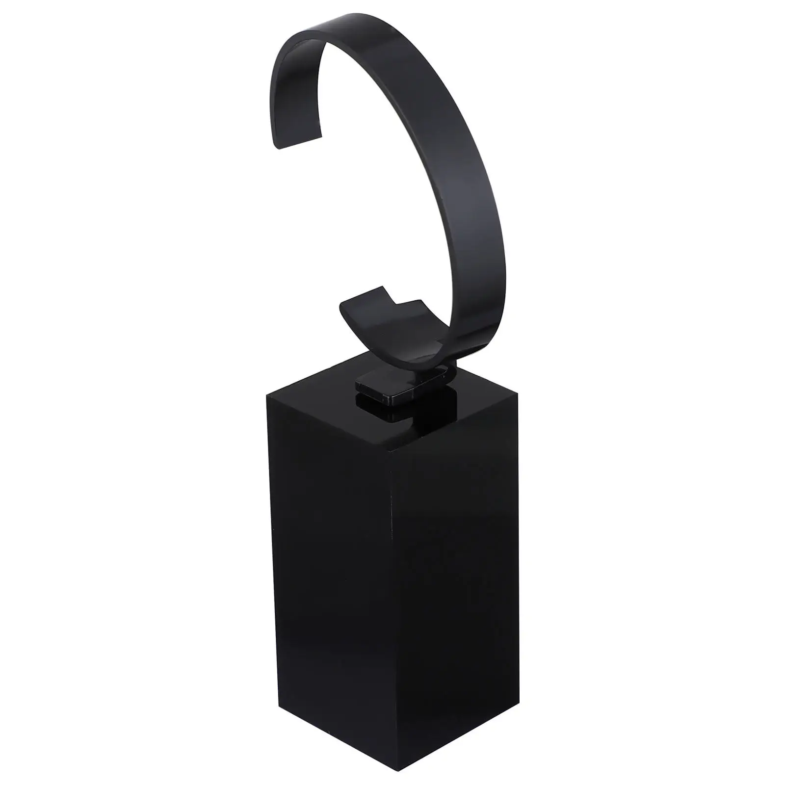 

1Pcs Premium Acrylic C-Shaped Watch Display Rack Elegant Smooth Tactile Finish for Jewelry Shop Dressing Table Watch Organizer