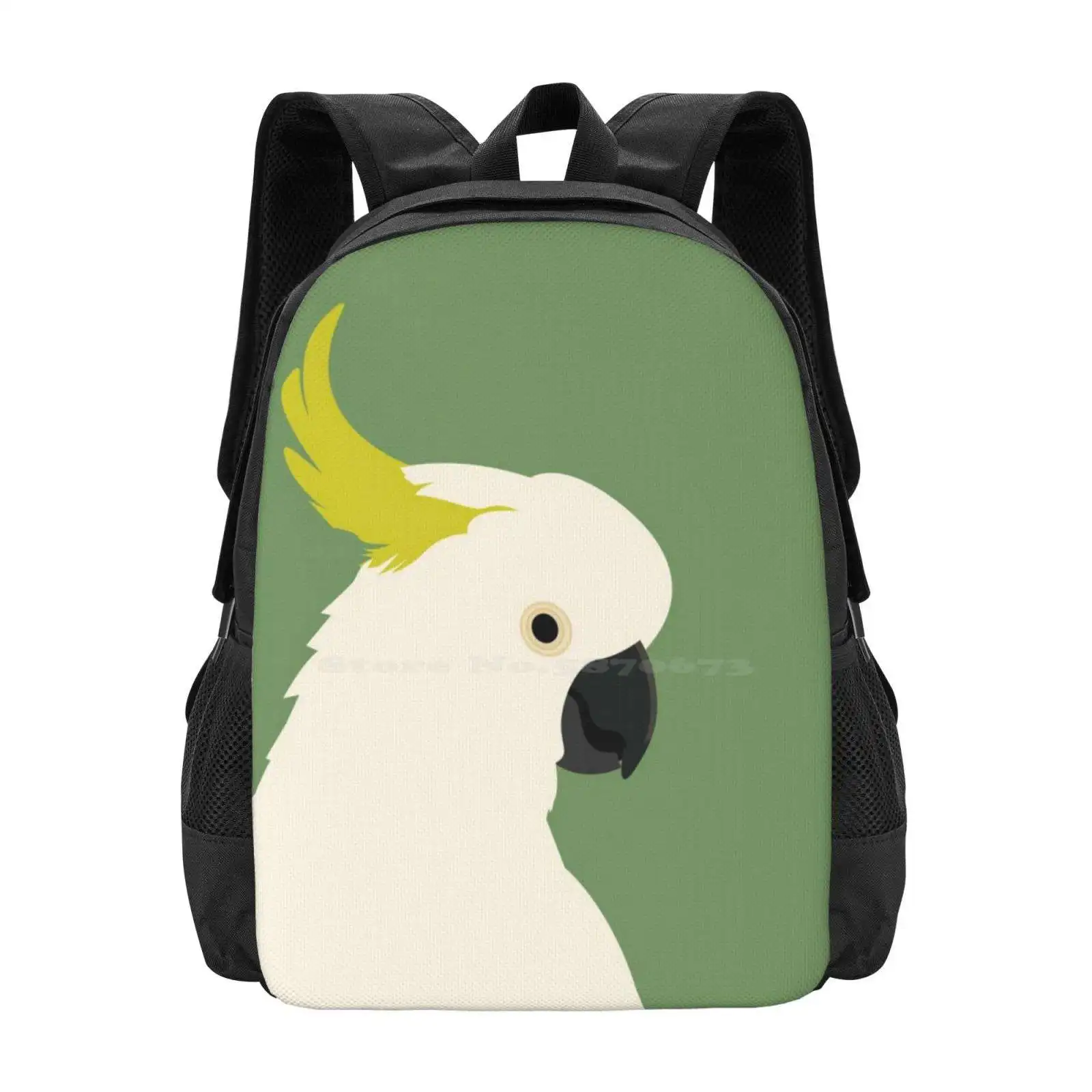 Cockatoo - Australian Bird Hot Sale Schoolbag Backpack Fashion Bags Cockatoo Birds Aussie Australian Bird Australian Animals