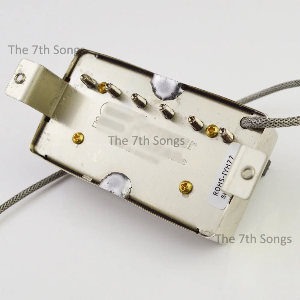 SH1 59 PAF ألنيكو 5 هامبوكر بيك اب الرقبة جسر النيكل غطاء فضي هامبوكر للجيتار الكهربائي