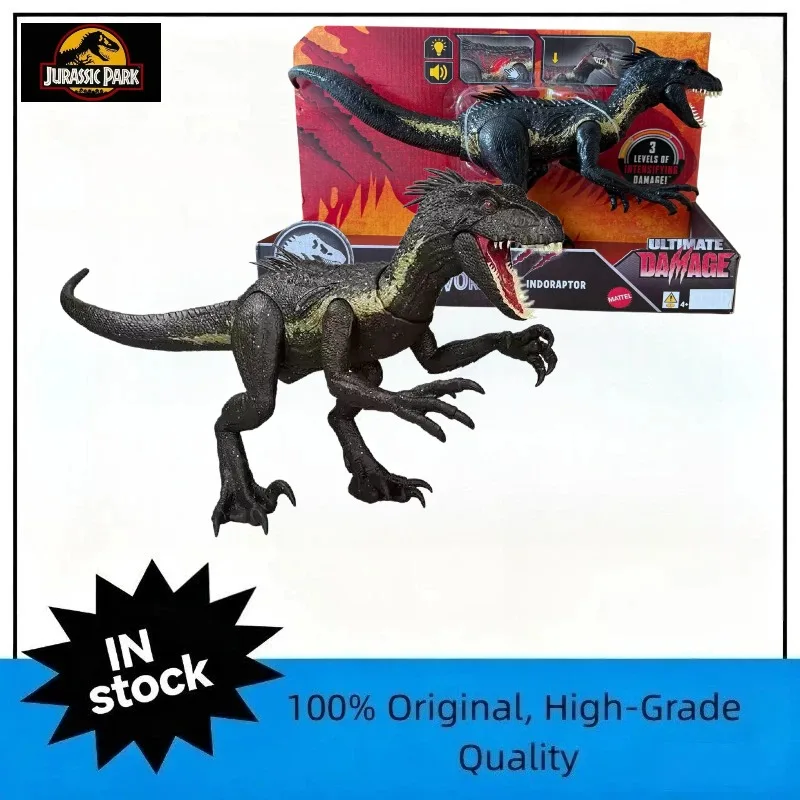 

In Stock Jurassic World Ultimate Damage Indoraptor Dinosaur Figure, Sound & Light Interactive Model, Boys Birthday Gift