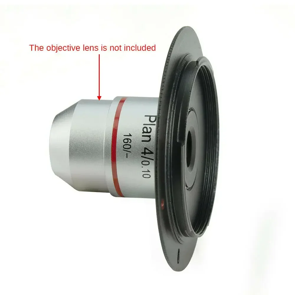 M42 to EOS Lens Mount  Adapter RMS Adapter Microscope Objective to EOS for Canon EF DSLR/SLR Camera Adapter Ring Aluminum Alloy