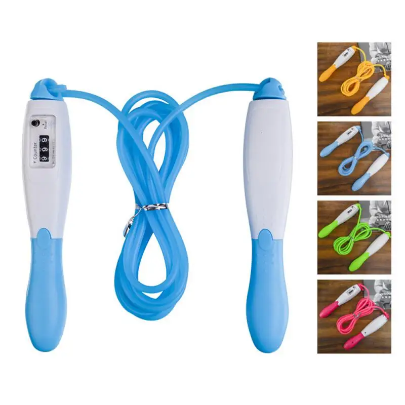 

Jump Ropes With Counter Sports Fitness Adjustable Fast Speed Counting Jump Skip Rope Skipping Wire Calories Workout Equipments