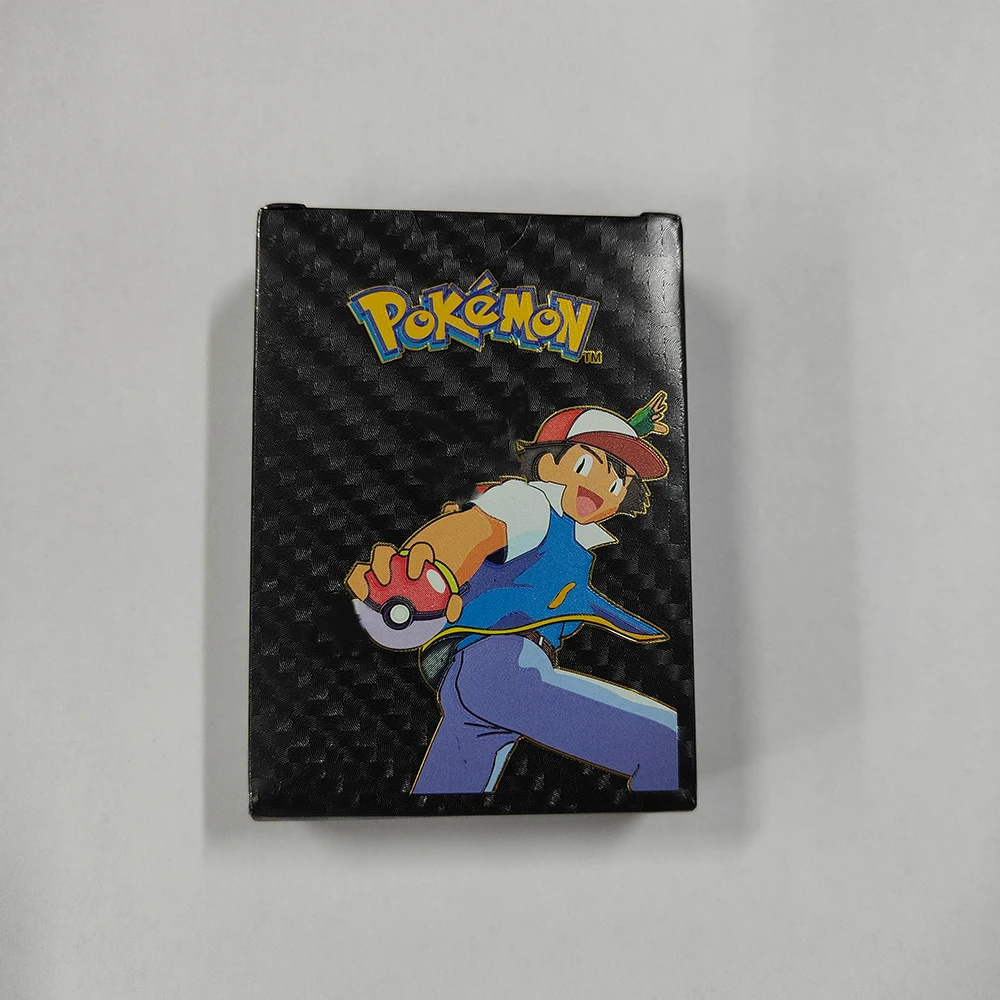 55 قطعة بطاقات البوكيمون الذهب الأسود Vmax GX حافظة للبطاقات Mewtwo Charizard بيكاتشو مجموعة نادرة بطاقة تدريب المعركة ألعاب أطفال هدايا