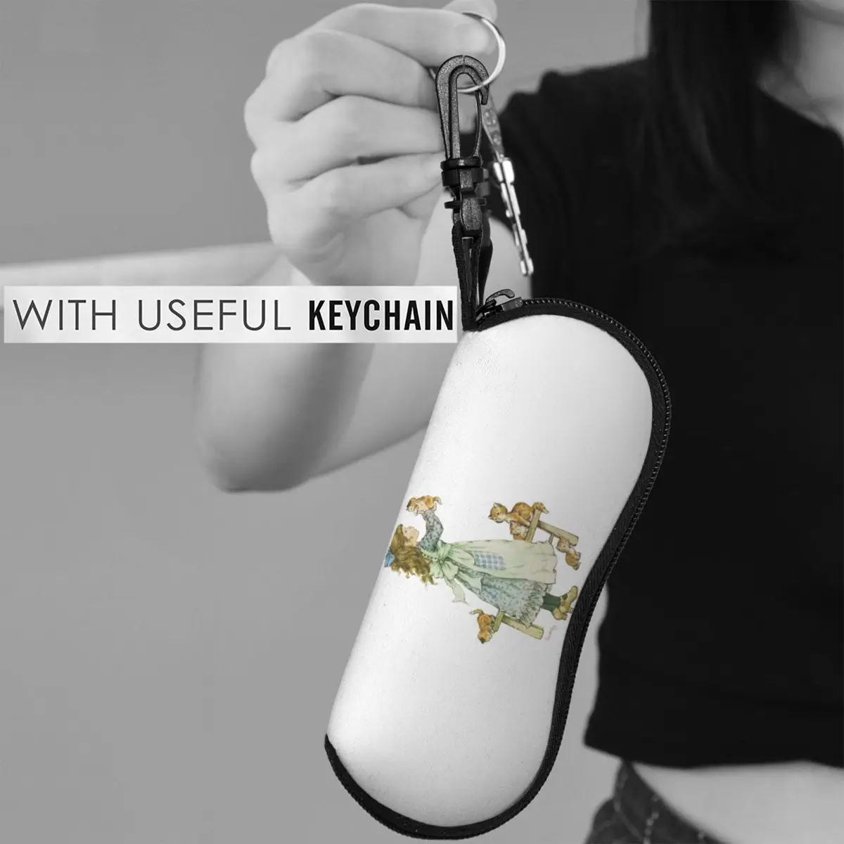 サラ・ケイ ガール シェル メガネケース 保護サングラスボックス 女性 男性 ソフト眼鏡バッグ ポーチ