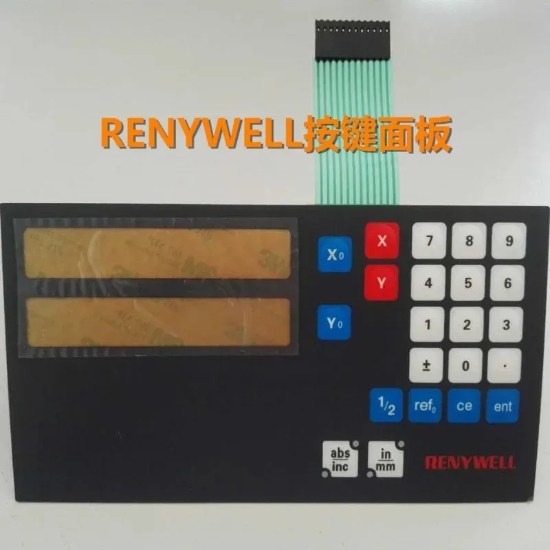 1PCS RENYWELL RDS2000 Digital Readout Keypad Membrane For ZJ Boring Mill Ball Grid Scale Read Head Industrial Spare Part New
