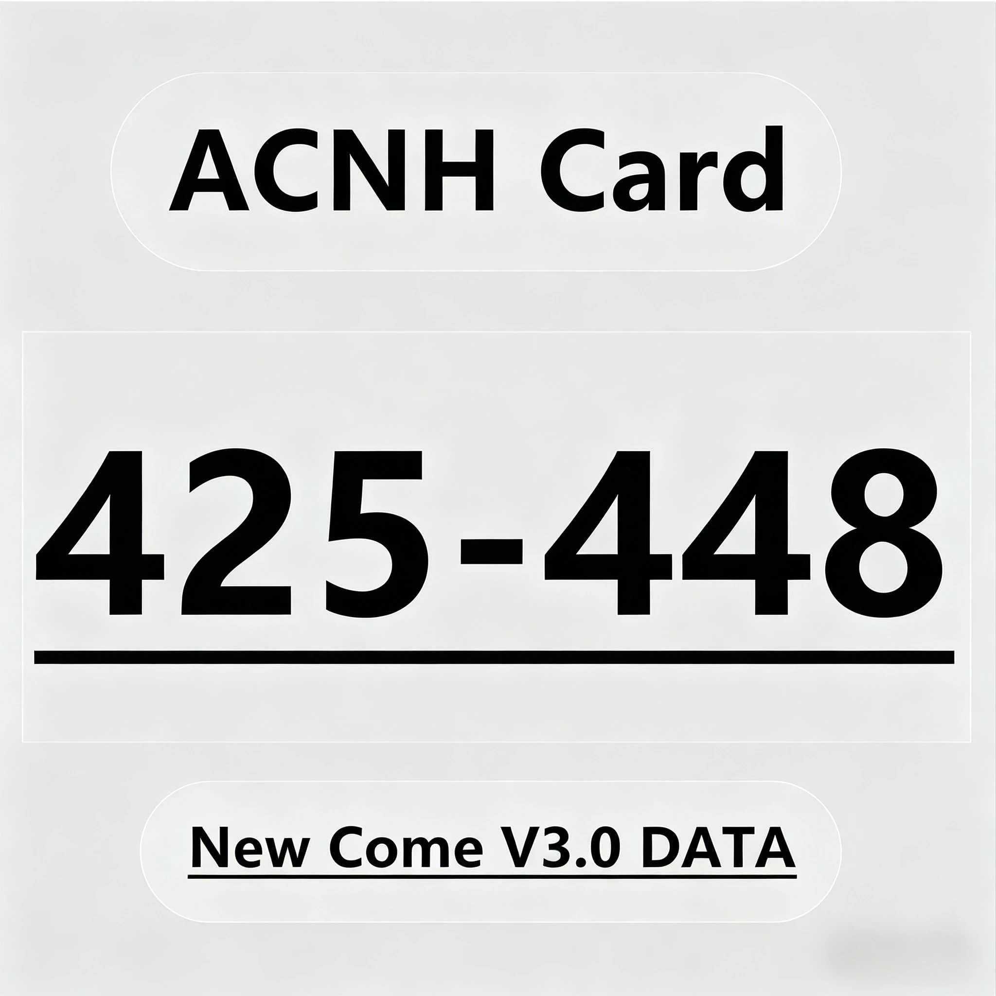 New Raymond Sasha 425~448 ACNH Card 24 Villager Option Printing Card Work 3.0 Games Series 5 NTAG215 NFC Standard Card 85.5x54mm