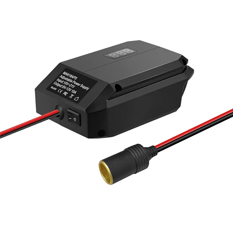 

ABKY-18V To 12V Step Down Converter For Craftsman Battery For Craftsman Battery Adapter Lighter Adapter Power Wheel Adapter