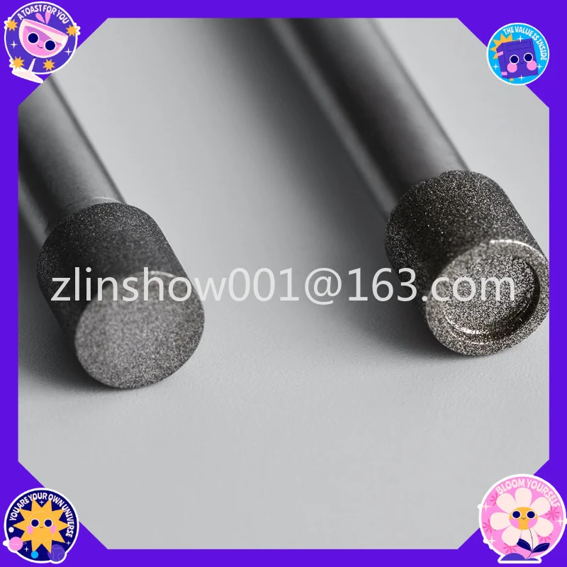 SDC boron nitride CBN grinding rod, emery, with shank alloy, center polished inner round hole grinding head