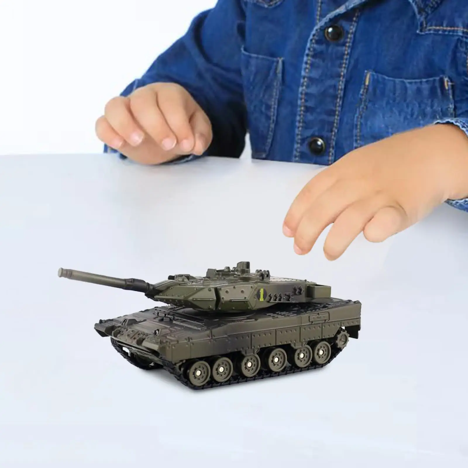 1/48 Scale 4D Tank Model Diecast Alloy for Adults Children Table Scene