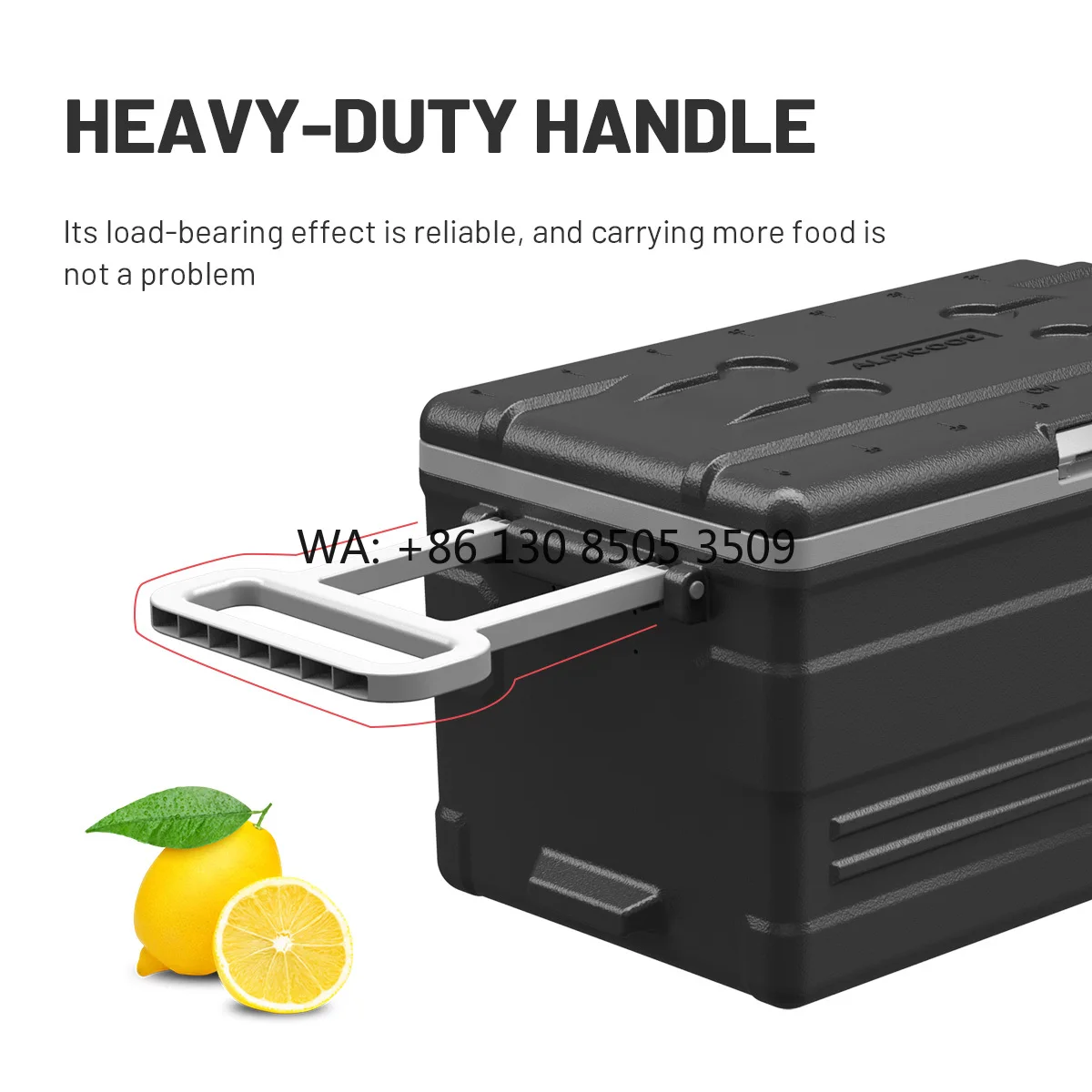 

Car Refrigerator 55l Removable Battery Power Optional Mini Fridge Ac Dc Solar Power Car Fridge Freezer