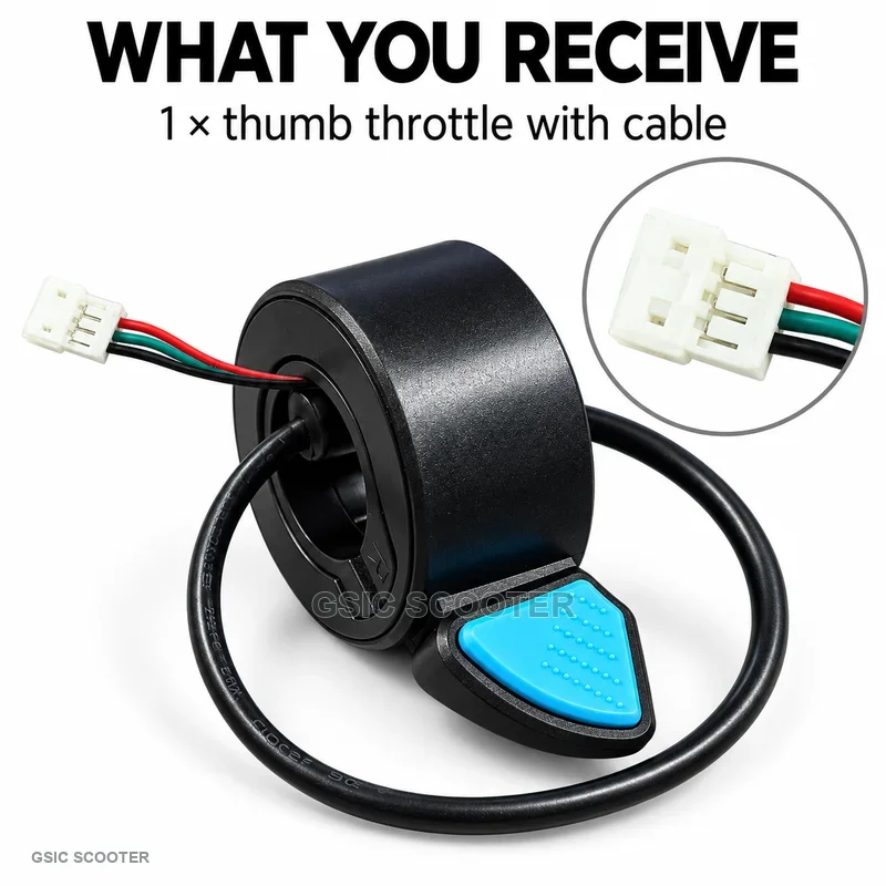 Thumb Throttle for Ninebot Max G30/G30D Scooter, Speed Control Accelerator Replacement Part