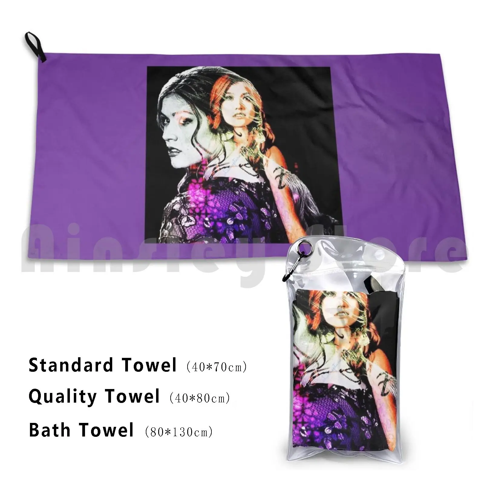 Secured In Her World Bath Towel Beach Cushion Clary Fairchild Clary Morgenstern Clary Fray Shadowhunter