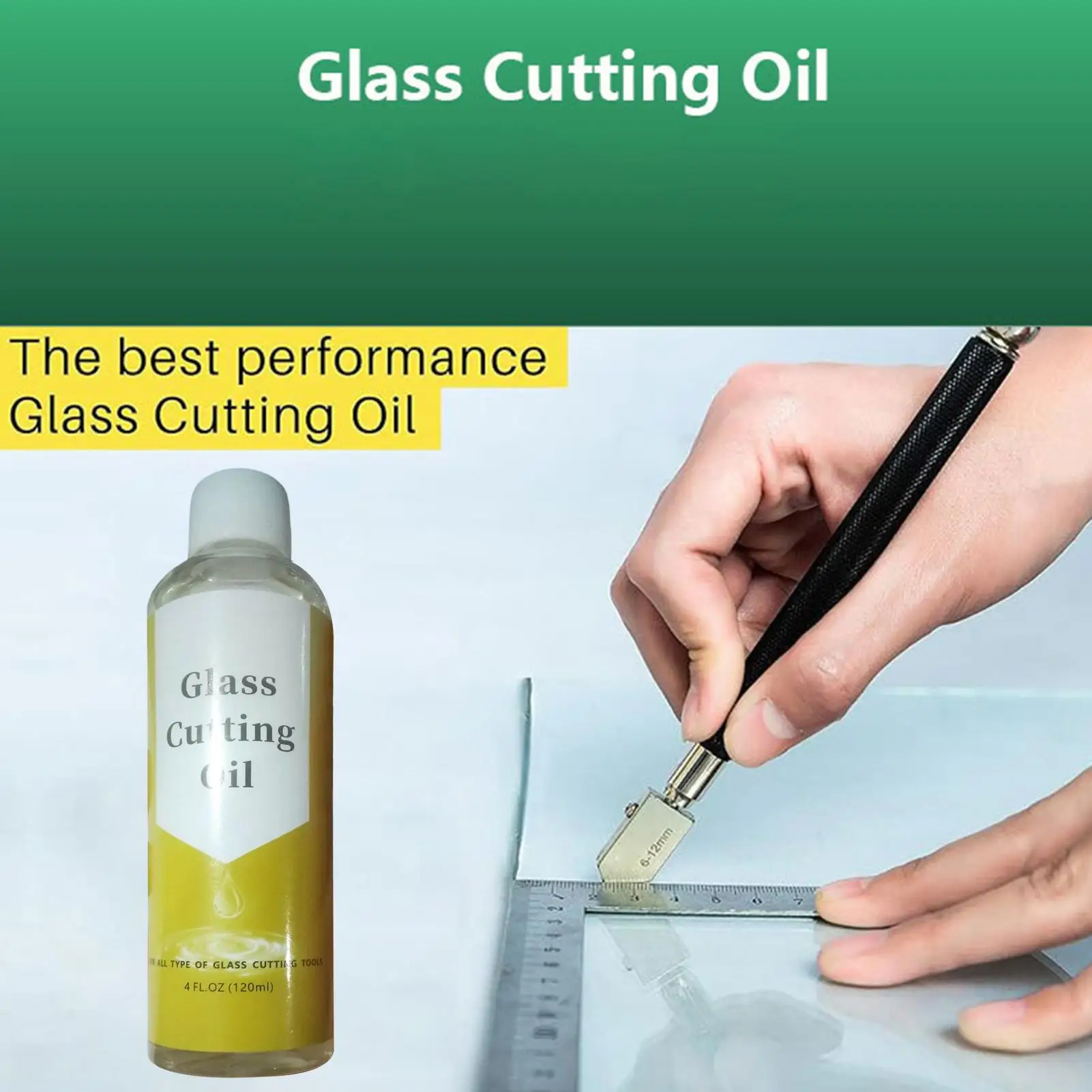 120ml Cutting Oil For Stained Glass Cutter Oil For Glass Drill compact Multipurpose Mirrors Cutting Reduce scratches Tool Fluid