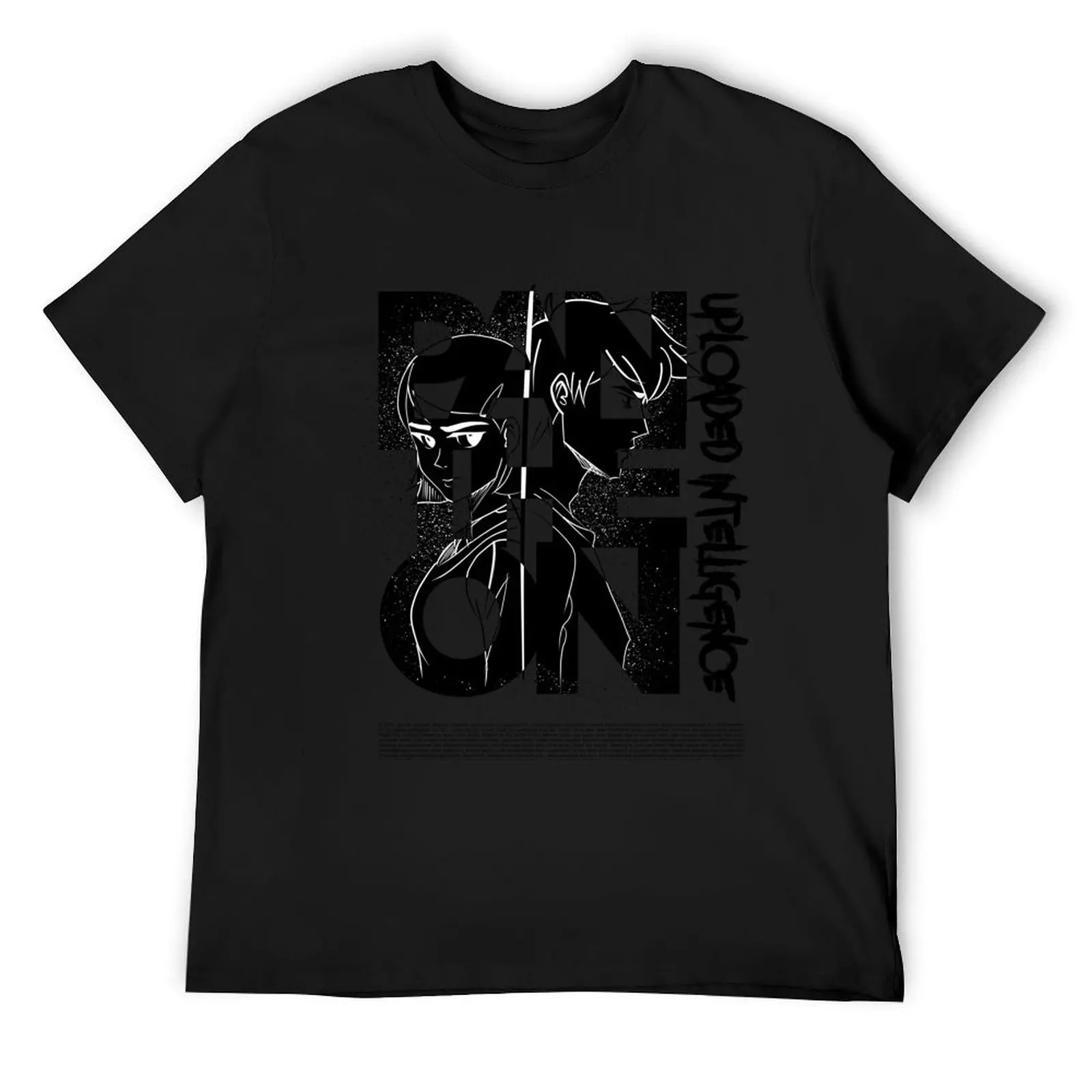 Uploaded Intelligence (B/W): Pantheon TV Show T-Shirt