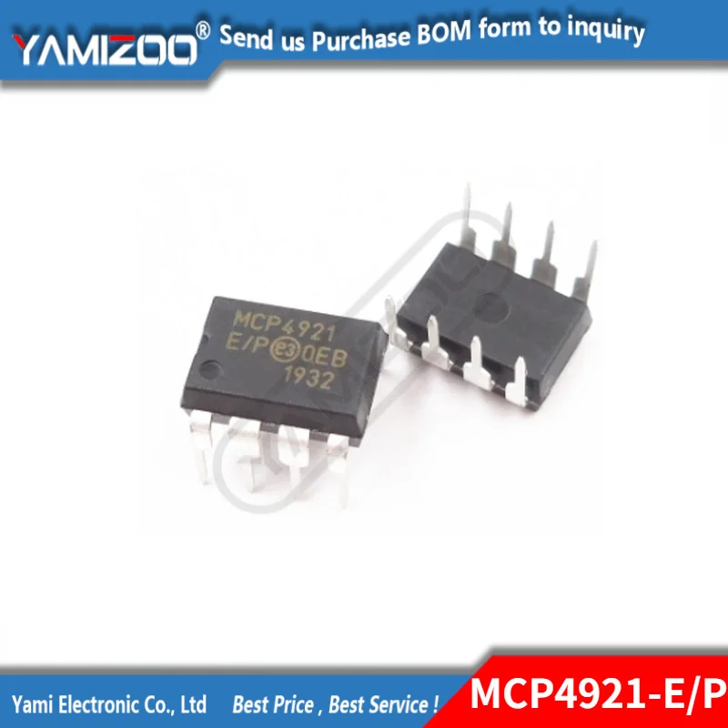 1pcs DIP-8 MCP4921-E/P MCP4921 4921EP DIP8 MCP4822-E/P MCP4822 4822E MCP41050-I/P MCP41050 41050 DIP 8