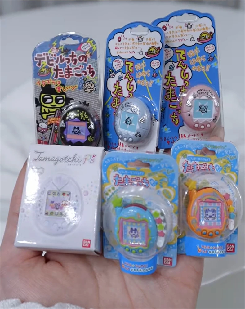 بانداي V4 تماغوتشي لعبة الحيوانات الأليفة الإلكترونية الجديدة الأصلية التصميم الدائري كبسولة لعبة هدية الزخرفية للأطفال #4