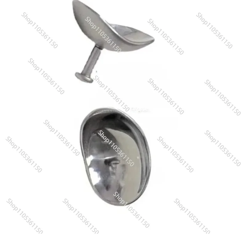 A pair of Manual Source Size-M Beauty Instrument 25 20 mm Laser Eye Shield with Handle