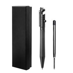 Titanium Alloy Ballpoint Pen Portable  Durable Smooth Writing Multifunctional Tool With Bottle Opener G2 Pen Refill