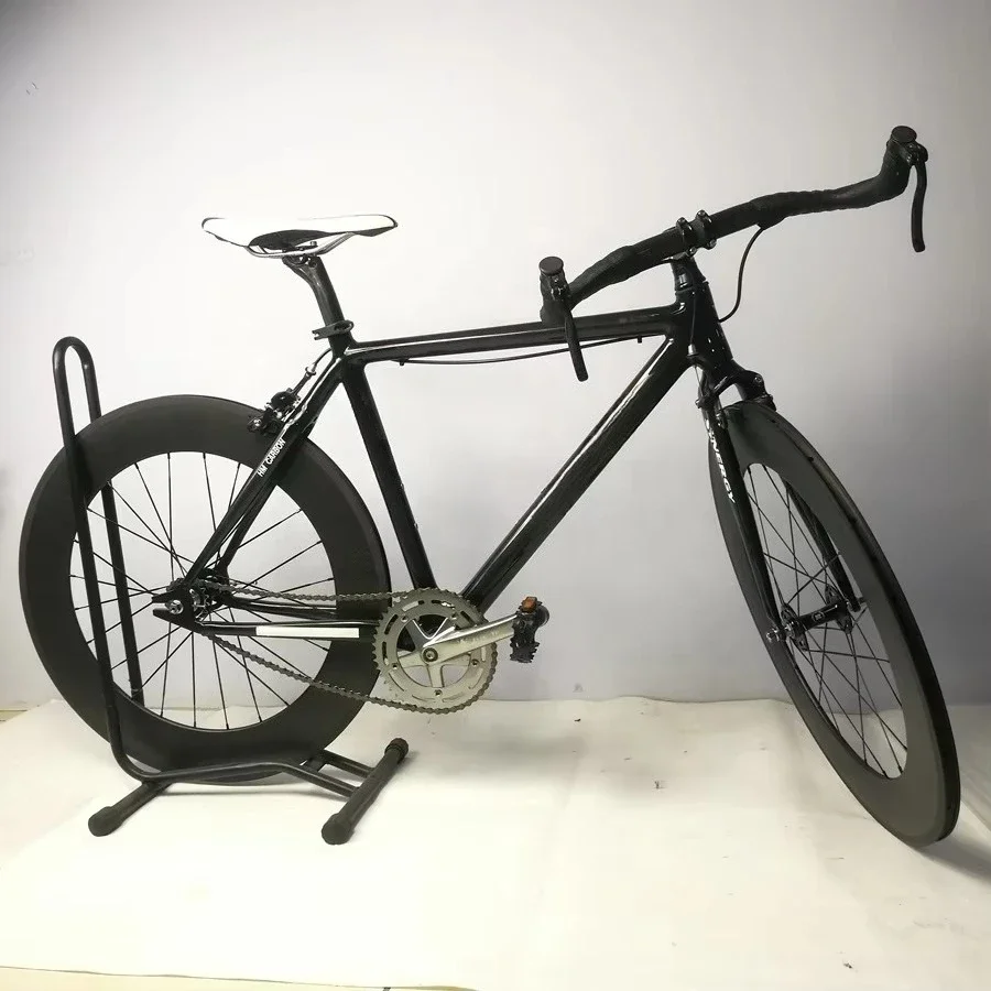 Synergy Full Carbon Fiber Track Frame and Wheel Set Bicycle Single Speed Wheels  High Performance 700C Fixed Gear Bike - view 3