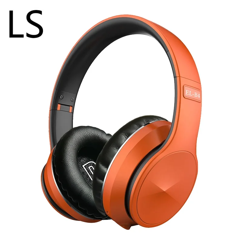 

LS B4 Earphones Wireless Bluetooth 5.3 Over-ear Type Ergonomics 40mm Drivers Foldable Bass Boost Daily Music Headphones