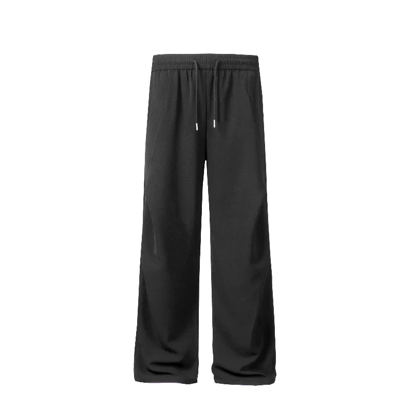 

New Summer Style Light and Breathable Pile Pants Pleated Drooping Casual Pants Trousers Thin Loose Sweatpants Shorts Tracksuit