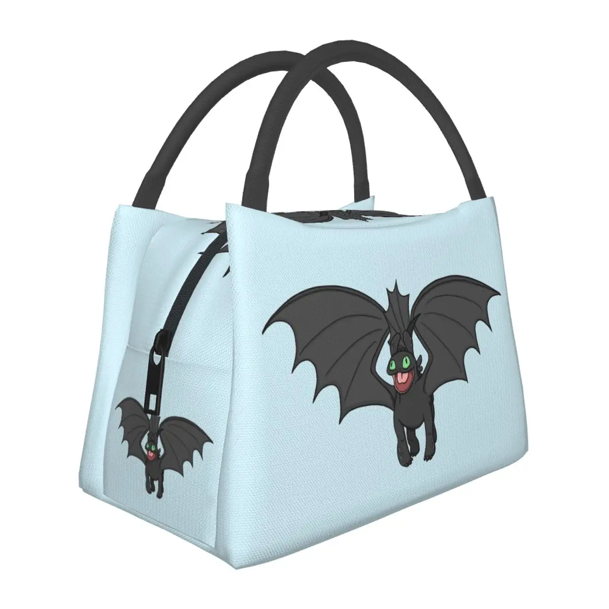 Mating Dance Toothless Lunch Bags Insulated Bento Box Resuable Lunch Tote Picnic Bags Cooler Thermal Bag for Woman Kids Work