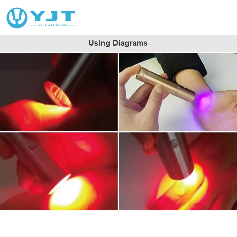 acupuncture blue tooth led infrared red led light therapy pain relief image 2