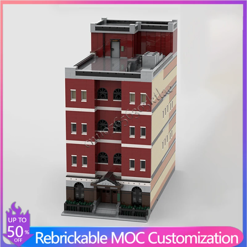 

Набор для сборки модульной модели общежития Иватодай (11444 детали), конструктор MOC, развивающий набор для детей, рождественский подарок