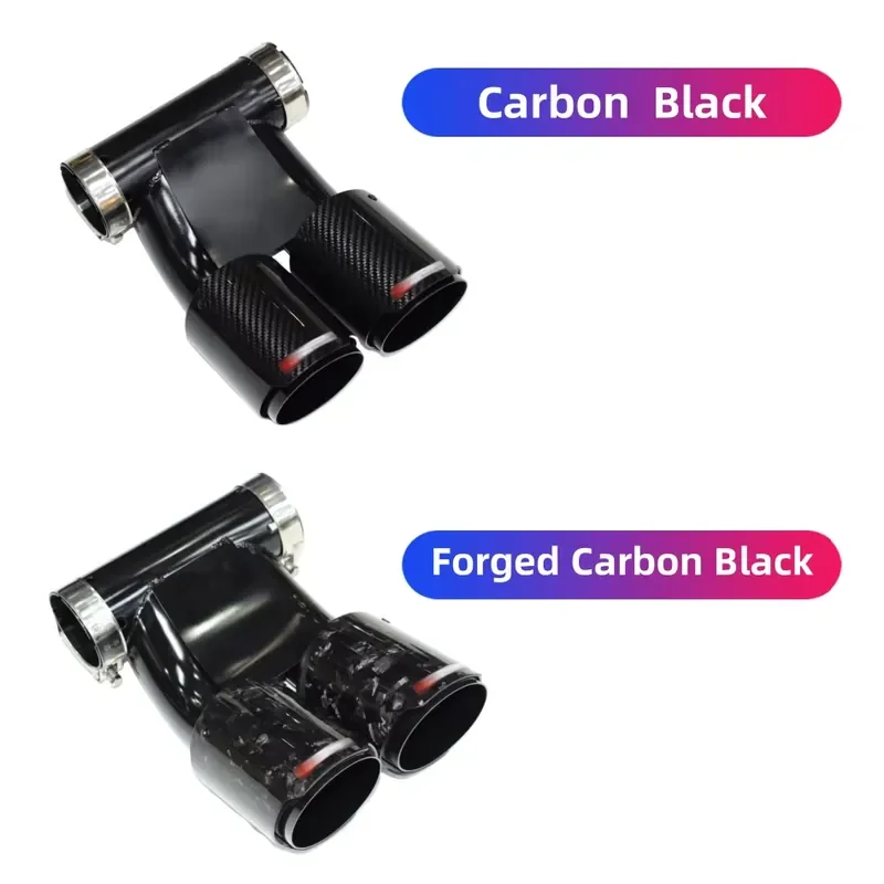 【Durable Practical Daria】 DEX Car EXhaust Tip for Cayman 981 987 718 Boxster 2008-2024 Dual EXhaust Muffler Nozzle