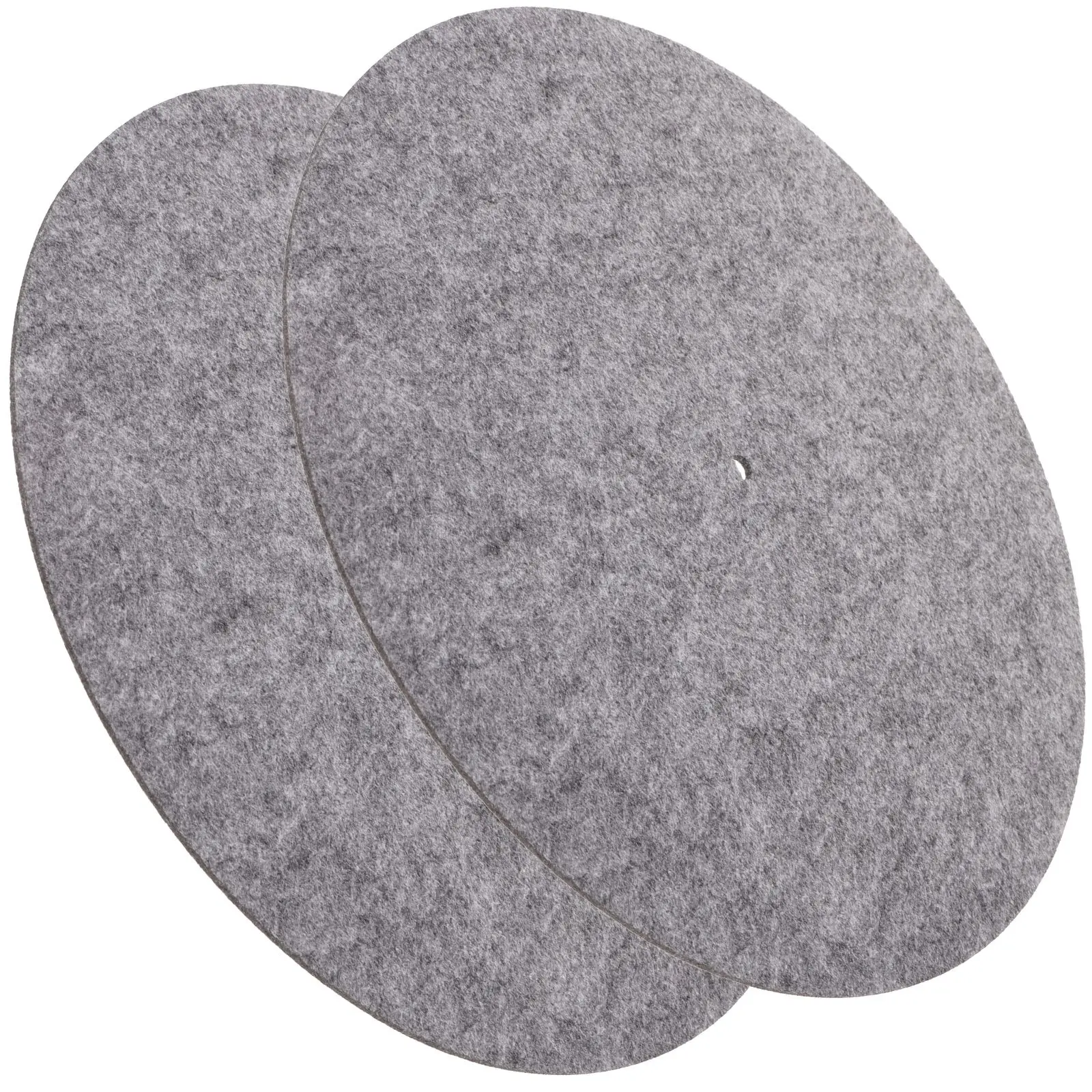 2 Pcs Record Mat Recorder Protective Turntable Platter Vinyl Records Voice Player Accessories Felt