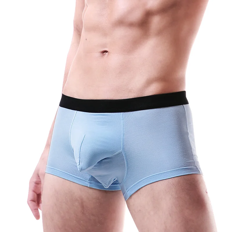 3 قطع من الملابس الداخلية الملاكمين للرجال، مقصورة منفصلة منفصلة، قيعان صيفية مريحة
