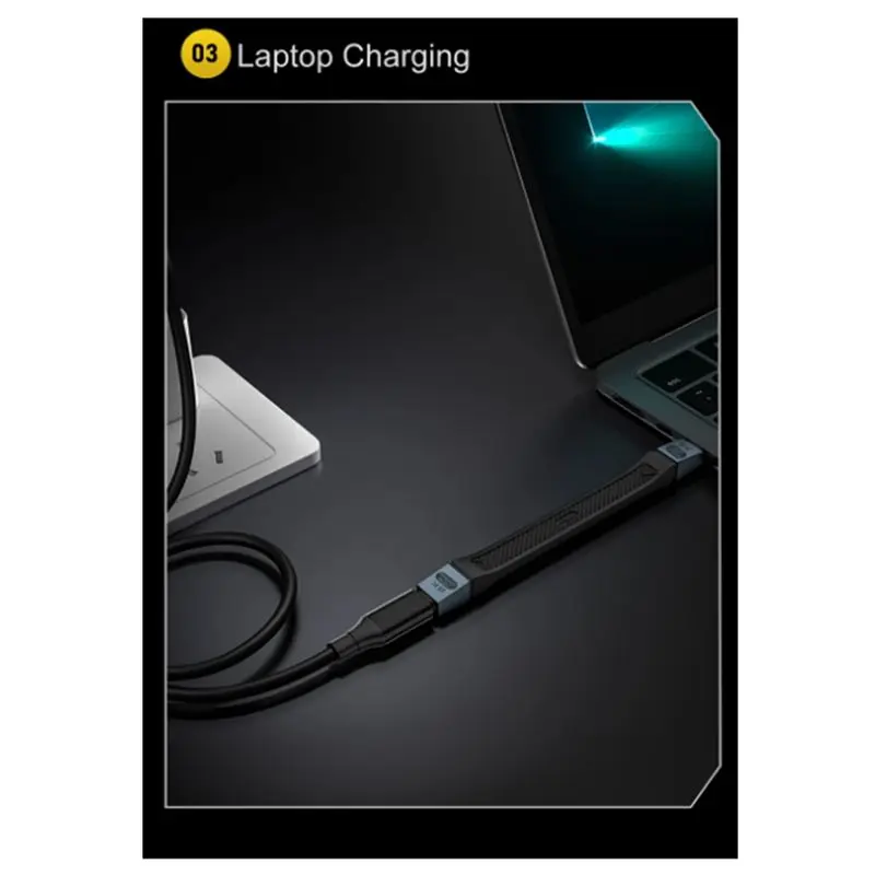 ABKQ-Latest Generation Black USB4 2.0 Cable, 80Gbps, 120Gbps One-Way Data, 16K Resolution, 240W PD, Short Design For EGPU