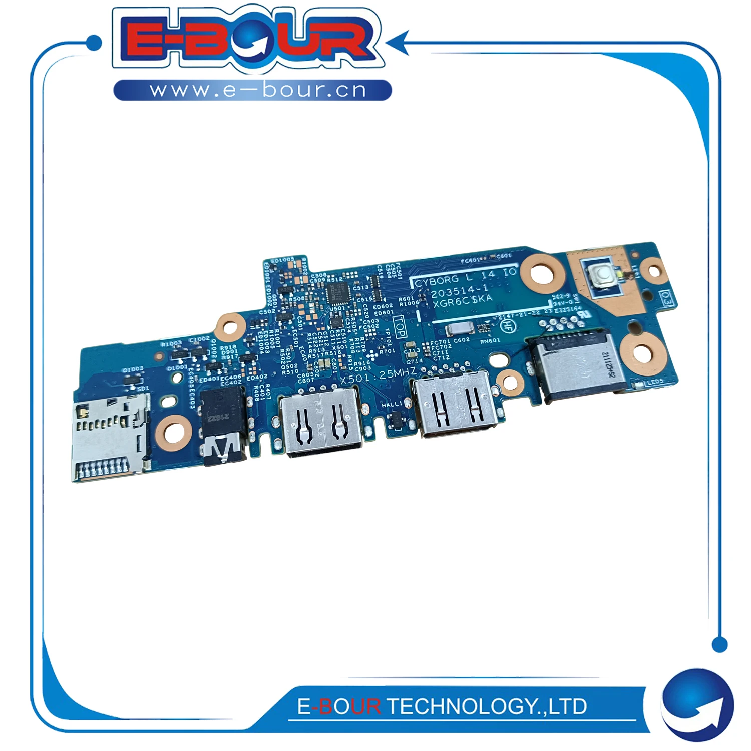 Scheda USB del computer portatile per DE Latitu 3420 e3420 4550NF020003 0F78FC Notebook Porta USB Scheda interruttore di alimentazione Nuovo