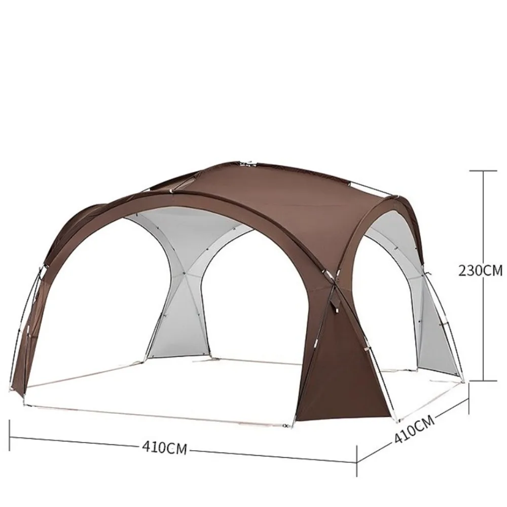 

8-10 People Dome Tent Outdoor Camping Large Round Canopy Outdoor Beach Sunscreen Picnic Windproof and Rainproof