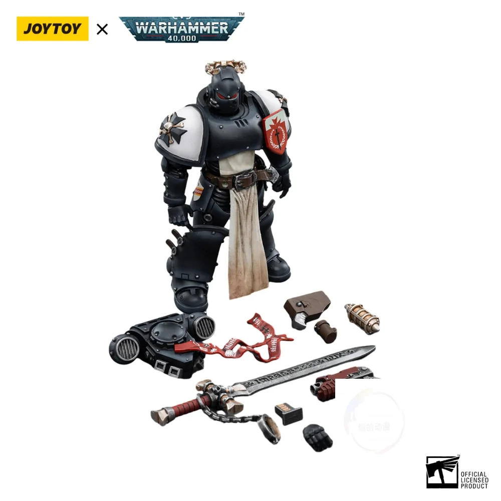 [متوفر] JOYTOY Warhammer 40K 1/18 عمل الشكل الأسود تمبلارز الأباطرة بطل Rolantus شخصيات كرتونية نموذج اللعب