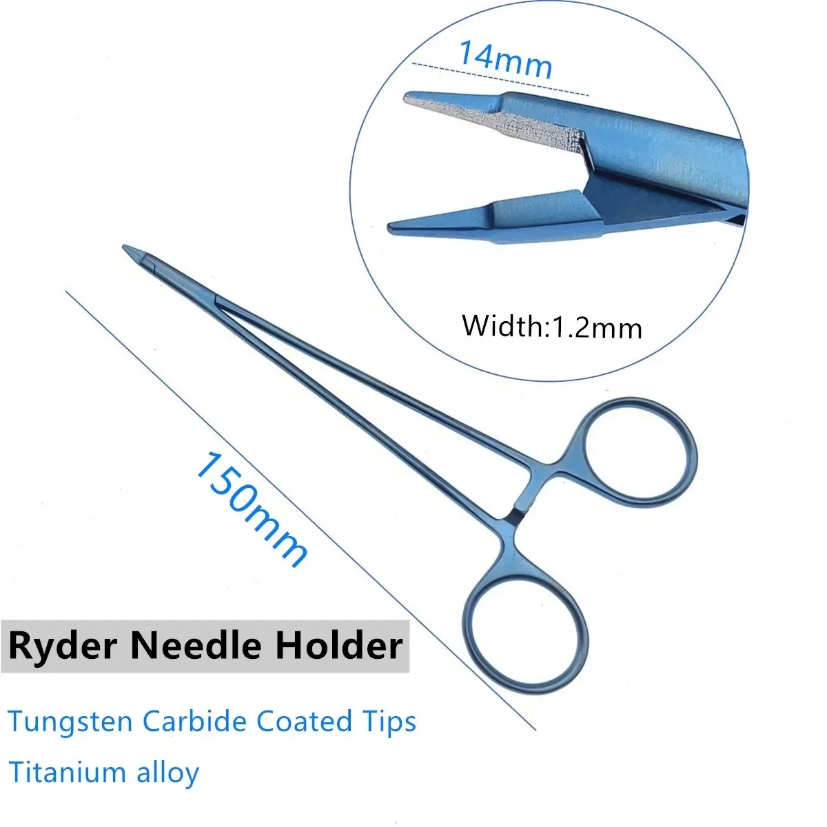 

Micro Holder Forceps Titanium Micro Tweezers Microscopic Surgical Forceps Ophthalmic Surgical Instrument