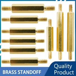 M3 Copper Threaded Motherboard Standoff Board Stud Bracket Hex Brass PCB Support Pillars screws Bolts Hexagon Spacers Standoffs