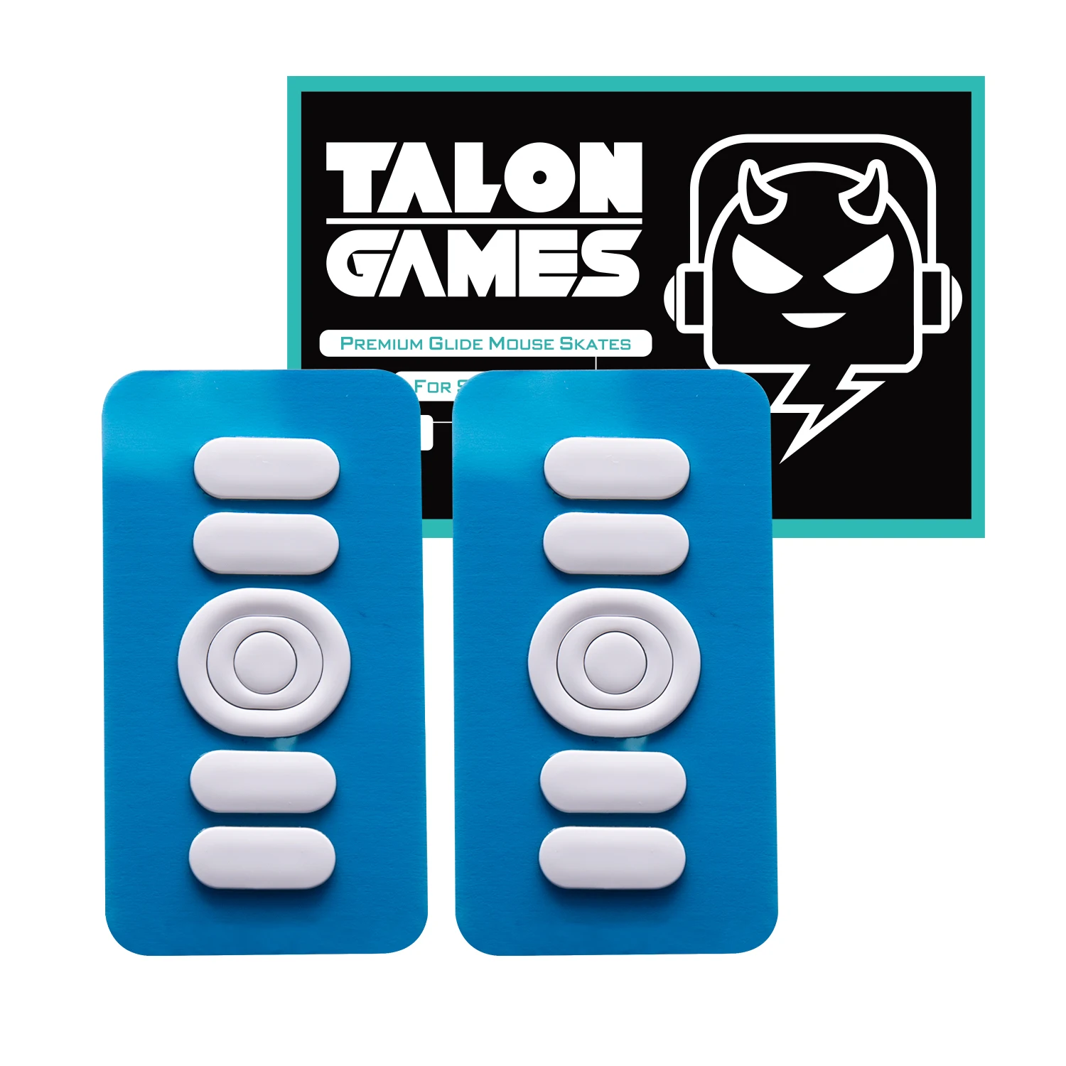 TALONGAMES Mouse Feet Skates For Logitech G304 / G305 Wireless ICE Version Replacement Glide Feet Pads White Mouse Sticker