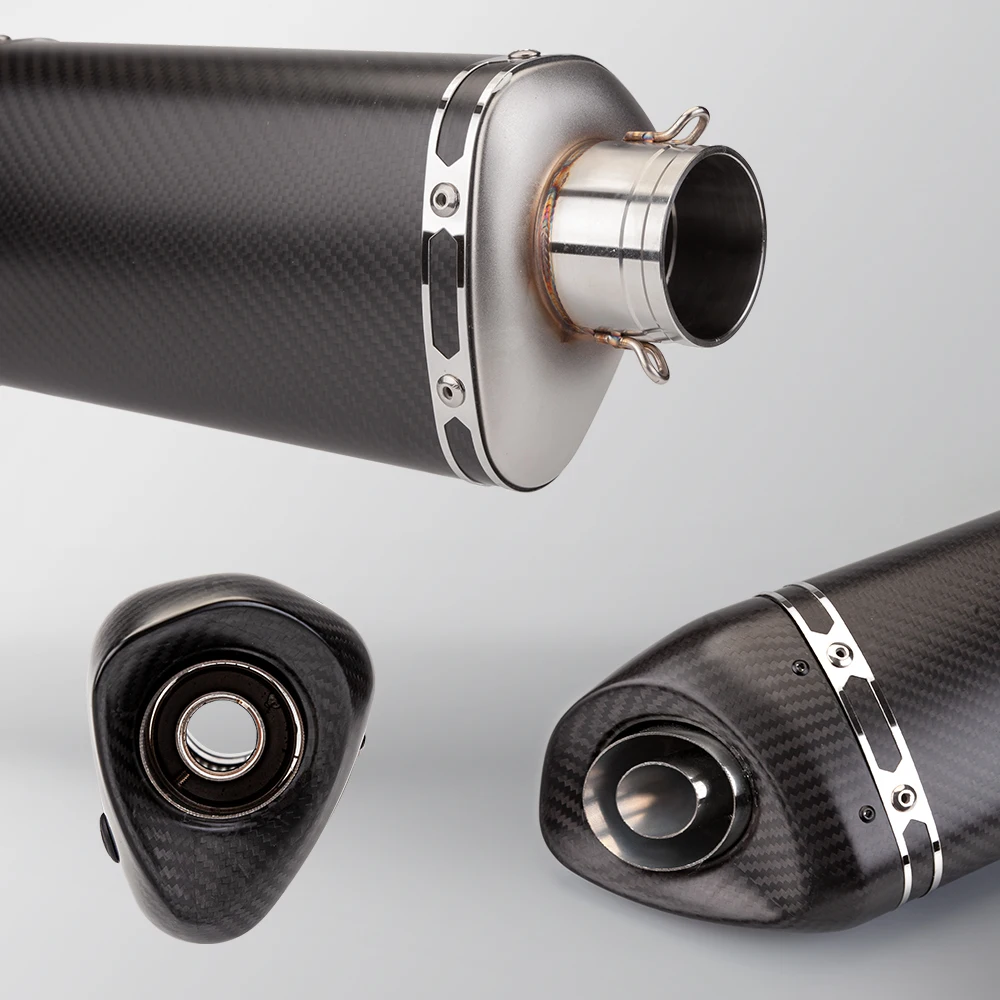 Motorcycle Exhaust Muffler For Yamaha, Modified Pipe Connection, Middle Pipe Link, Full Exhaust Style, Silent Style, YZF-R7