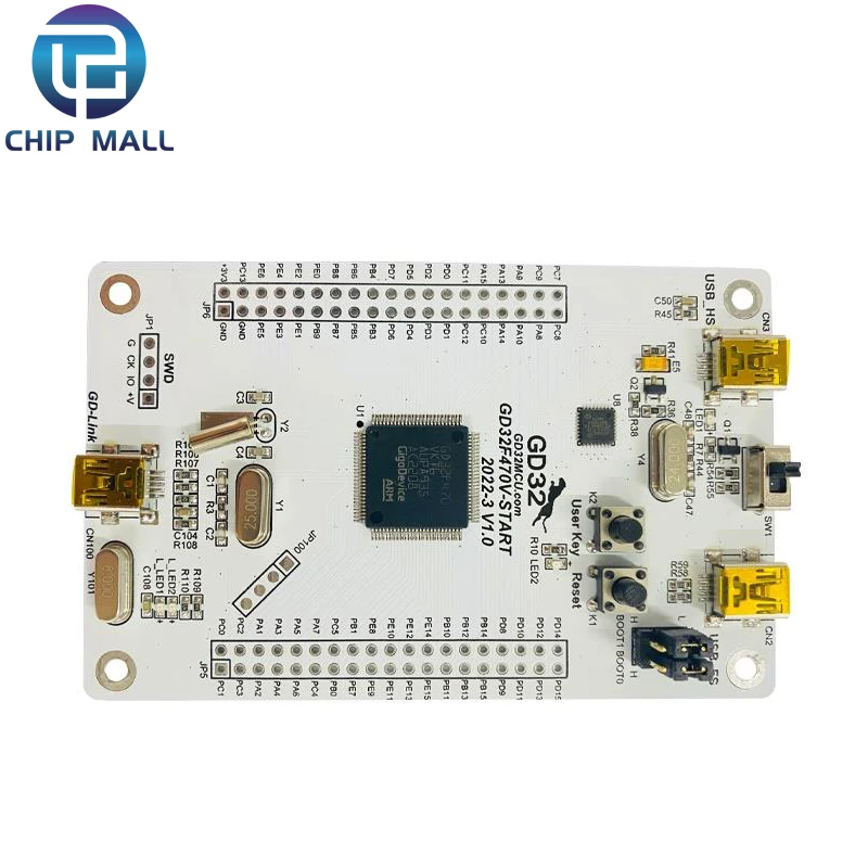 Imagem -02 - Nível Básico Placa Desenvolvimento Aprendizagem Novo Estoque Gd32f470v-start Gd32f470v-start