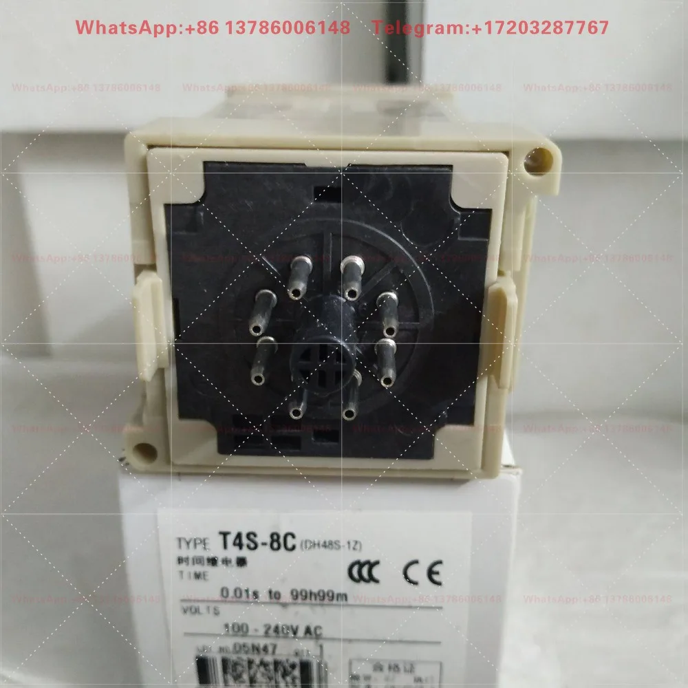 Single Delay Digital Time Relay T4S-8C (DH48S-1Z) with Pause Reset