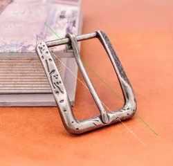 Strong Metal Solid Vintage Silver Casual End Bar Pin Buckle Diy Leathercraft Jeans Western Belt Buckle Replacement Fit 38mm