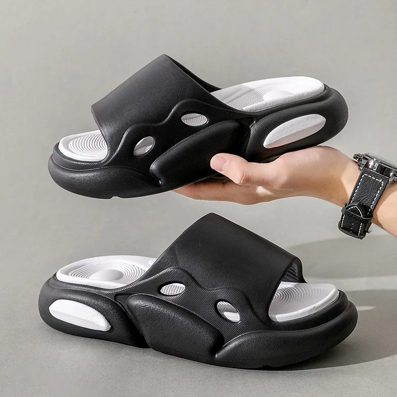 

Women's Slippers Outdoor Indoor Home Bathroom anti-slip wear-resistant Cooling Slippers men's