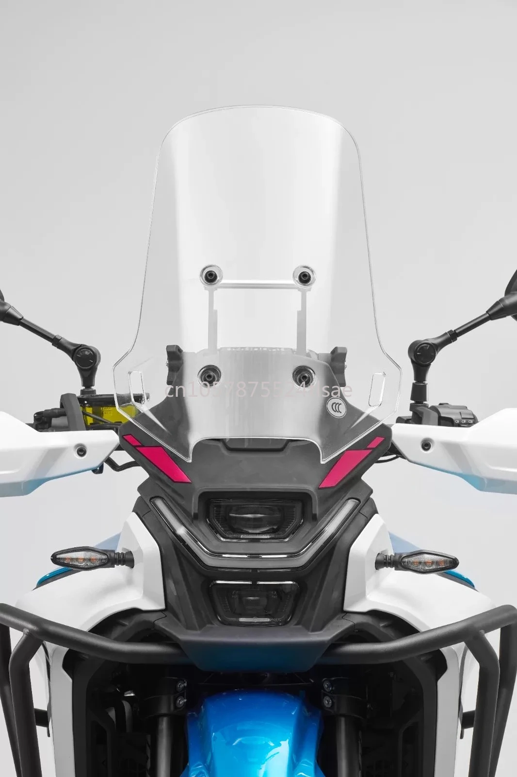 Original Motorcycle Front Windshield, Height and Width Adjustable for CFMOTO 450MT