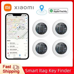 XIAOMI-Traceur GPS Bluetooth intelligent Airtag, fonctionne avec Apple Find My Andrea ITag, localisateur d'étiquette aérienne, recherche de clé pour animaux de compagnie pour IOS